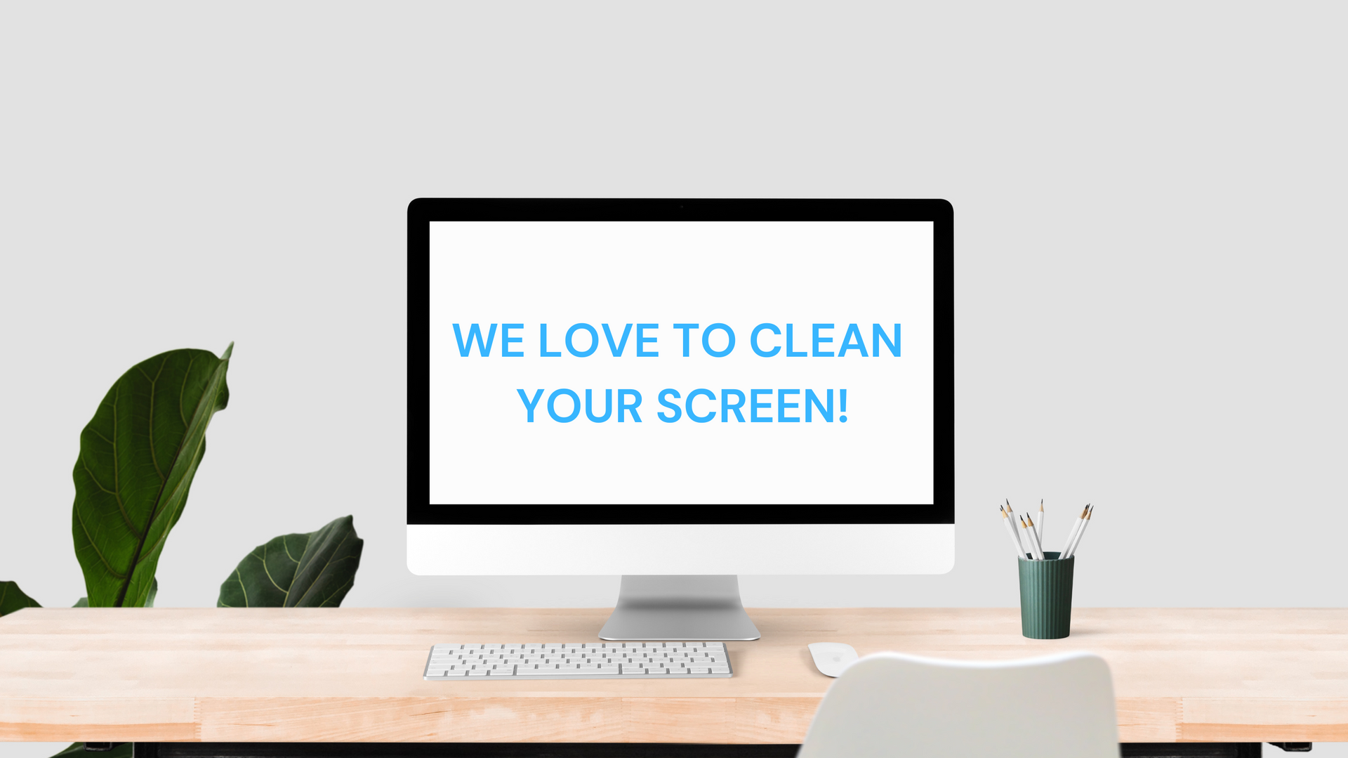 WE LOVE TO CLEAN YOUR SCREEN!