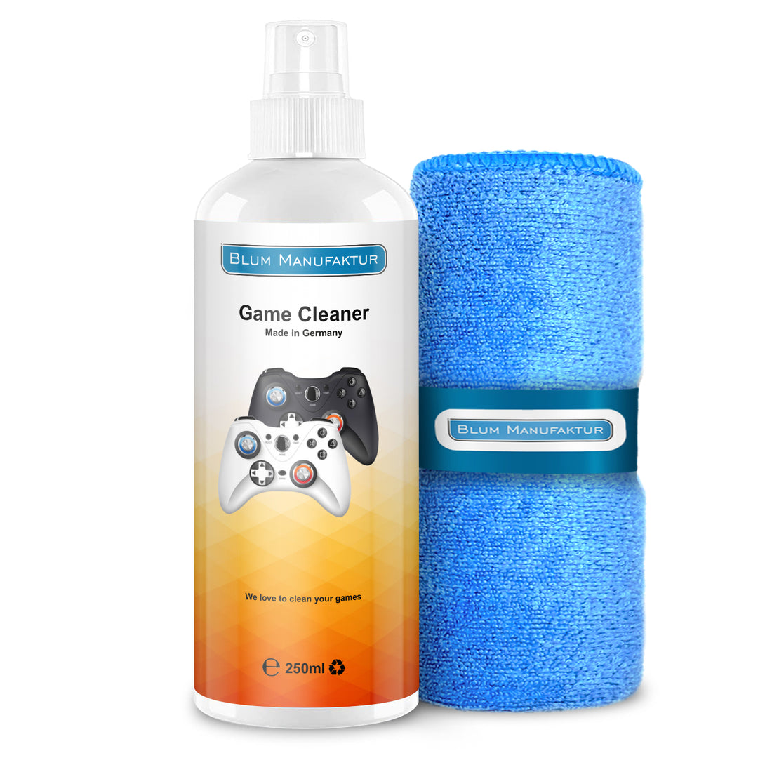 250ml Game Cleaner + Mikrofasertuch 30x30 cm