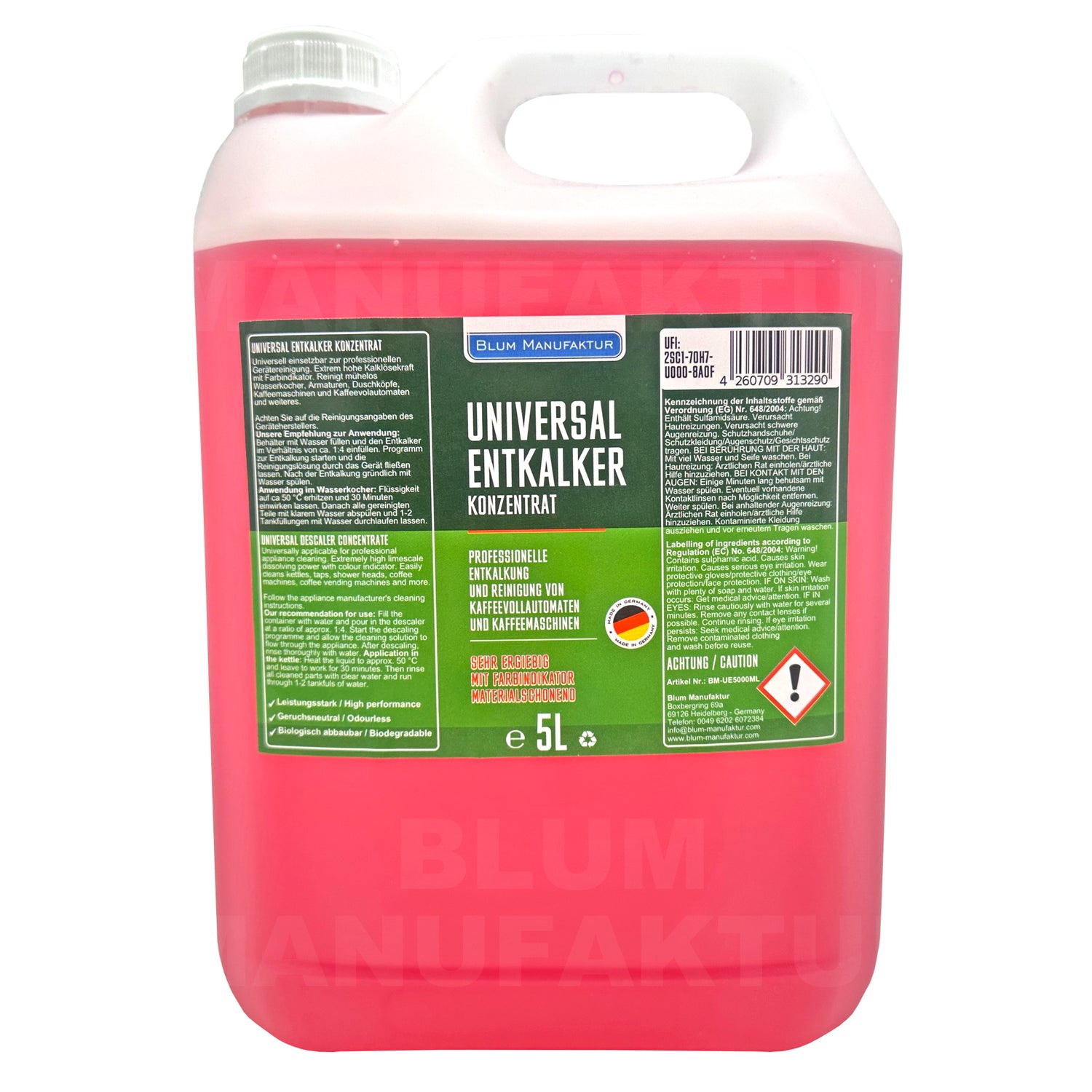 5 Liter Universalentkalker Konzentrat