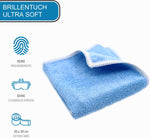 Blum Manufaktur - 100ml Brillenreiniger + Mikrofasertuch 30 x 30 cm - Brillenspray Brillenreinigung - Qualitativ hochwertiges Reinigungsspray für eine schnelle und gründliche Reinigung